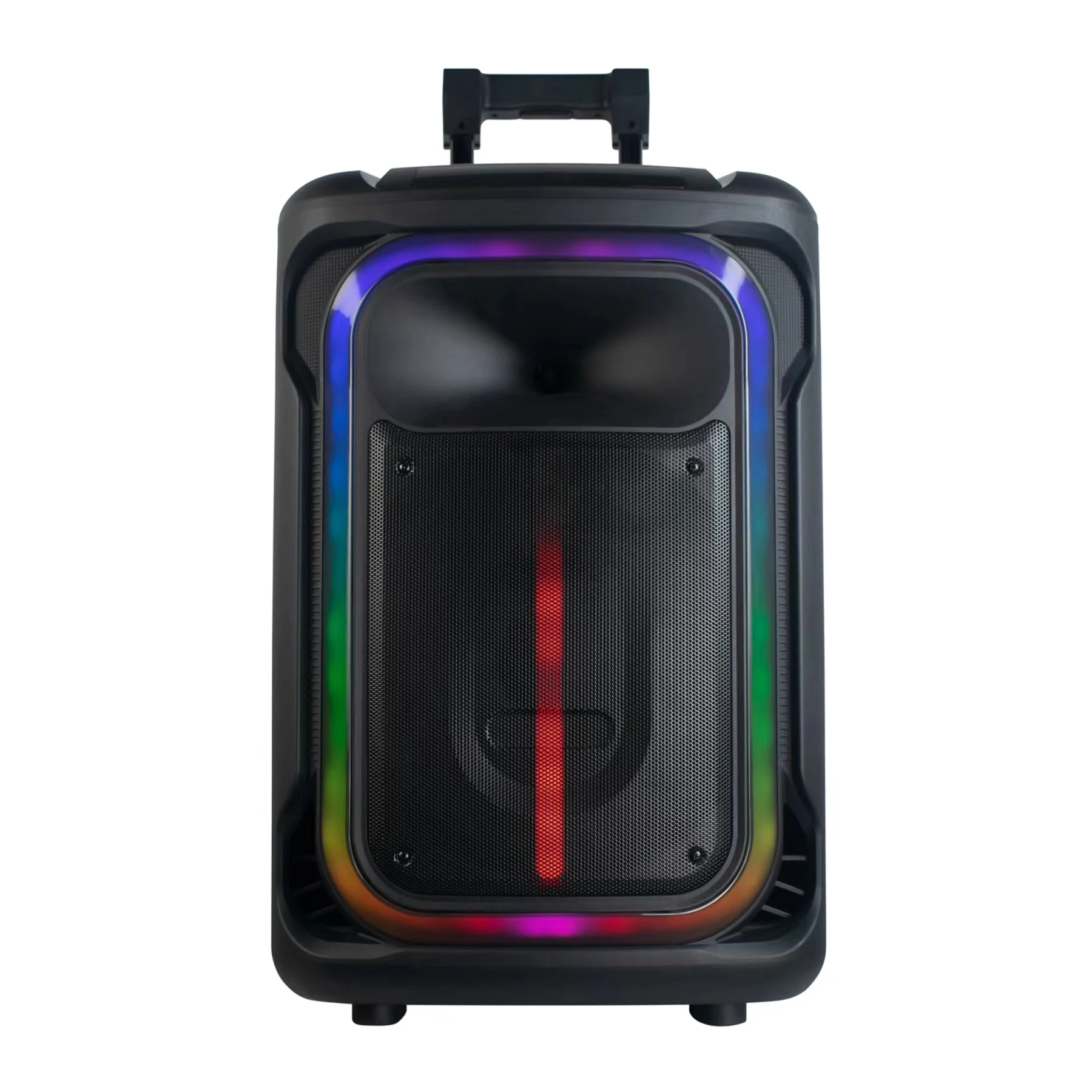 

100W Strong Bass Bafle Trolley Speaker Pa System Smart Portable Speaker With Stand