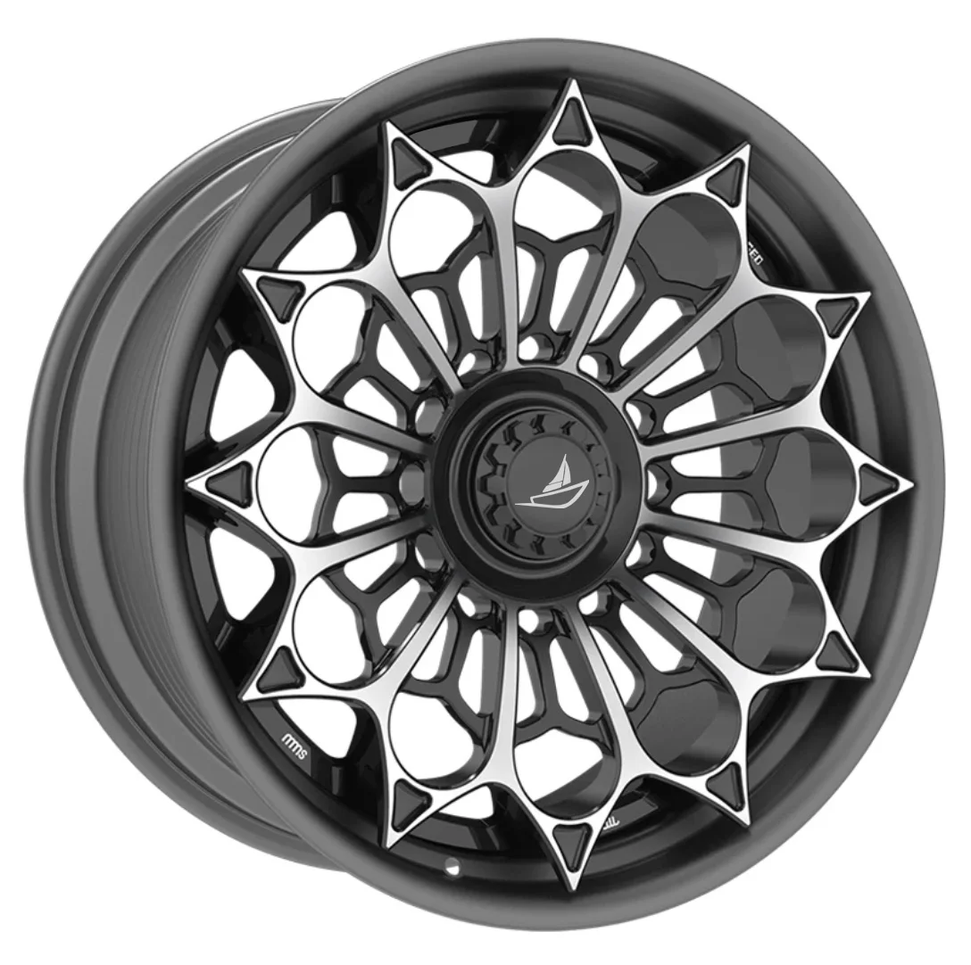 Double-Piece Forged Alloy Wheel Hub 15-26 Inch ISO VIA CE TUV DOT Certified Custom Color Logo ET Wheels