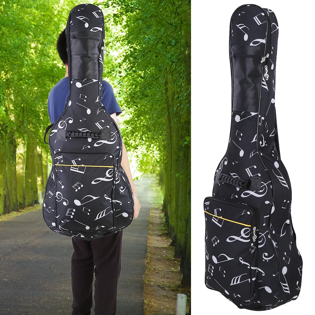 

Мягкий чехол-рюкзак для акустической гитары 39/40/41 дюймов, из оксфордской ткани, с двойными лямками