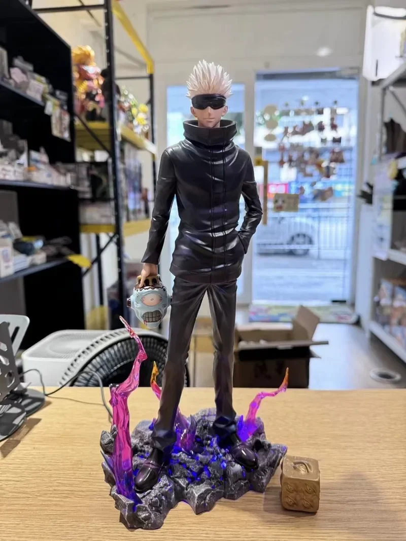 

Jujutsu Kaisen Anime Figures Satoru Gojo Figure 2 Heads 2 Arms Action Figurine Statue Collect Ornament Model Gojo Satoru Gifts