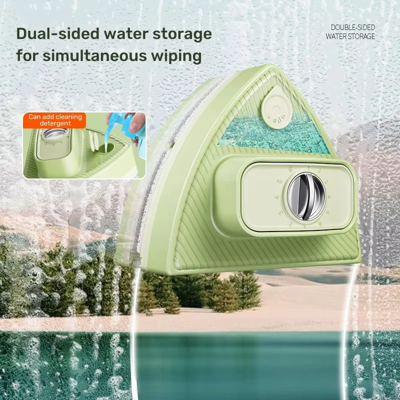

New Magnetic Window Cleaner Double-sided Adjustable with Water Storage for Home High-Rise Building Glass Cleaning Tools 5mm-40mm
