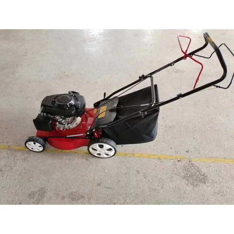 Manual Push Lawn Mower Small Hand Propelled Grass Cutter Garden Tool for Yard Maintenance Lightweight Design Easy to Use