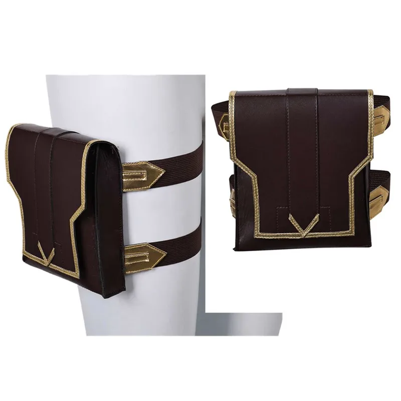 

LoL Disguise Arcane Caitlyn Cosplay Leg Bag Sheriff of Piltover Adult Women Halloween Carnival Party Costume Accessories Props