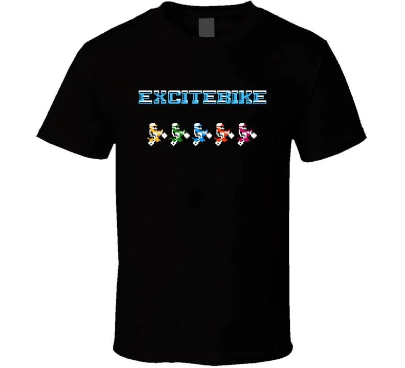 Excitebike Retro Nes Classic Video Game T Shirt