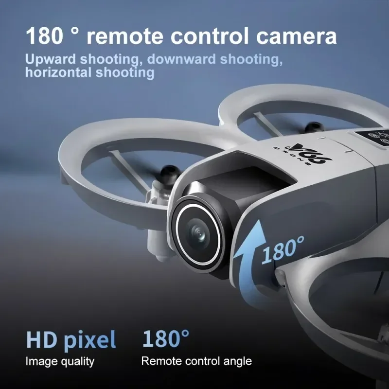 XM V66 Mini 8K كاميرا مزدوجة بدون طيار واسعة الزاوية HD التصوير تجنب العوائق طوي أجهزة الاستقبال عن بعد لعبة صديقة للمبتدئين