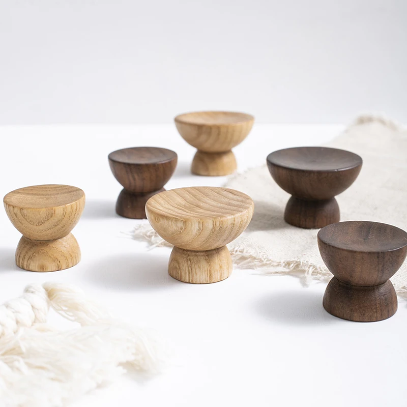 

Фирменная Новинка, 4 шт., ручки для мебели из цельного дерева, ручки для ящиков, шкаф, шкаф, комод, дверные ручки для обувного шкафа