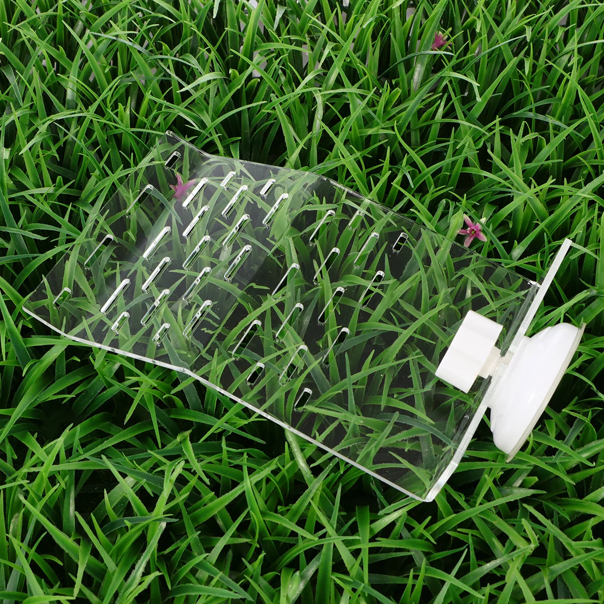 

Transparent Turtle Climbing Platform Size S Durable Eco-Friendly Reptile Tank Stand Turtle Slope Resting Platform for Aquarium