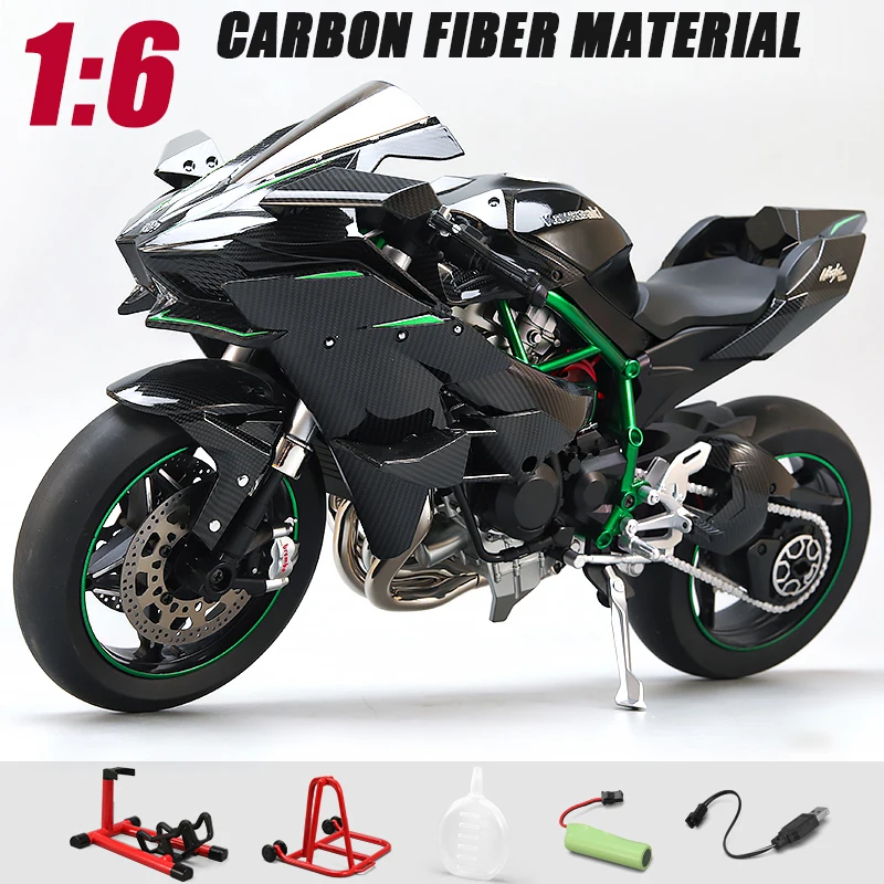 Model Ornaments Spray 1:6 The Simulation can be Started Alloy Can be Started Exhaust Spray Rear Wheel Wotates Simulation
