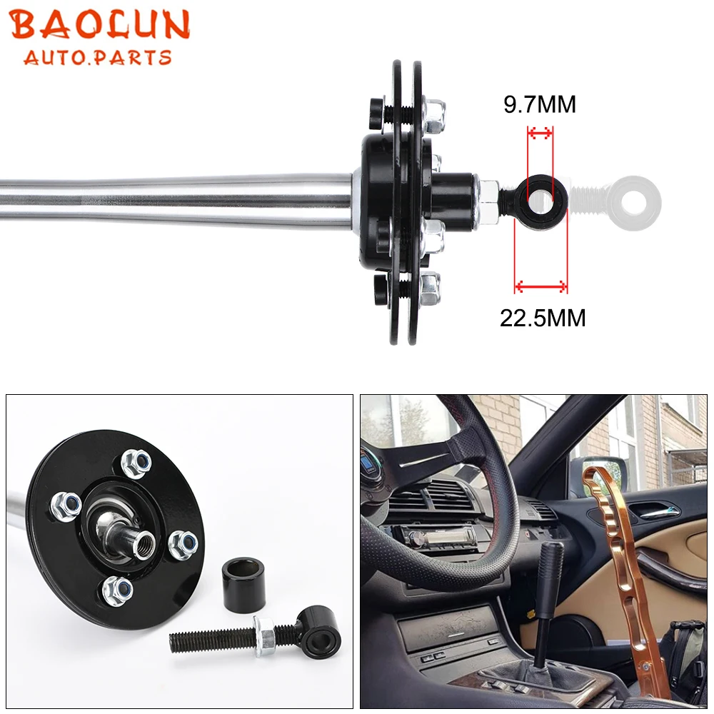 

BAOLUN For 85-10 BMW E30 E36 E46 E34 E39 E6x Z3 Drift Tuning Adjustable Short Shifter Lever with Knob Kit