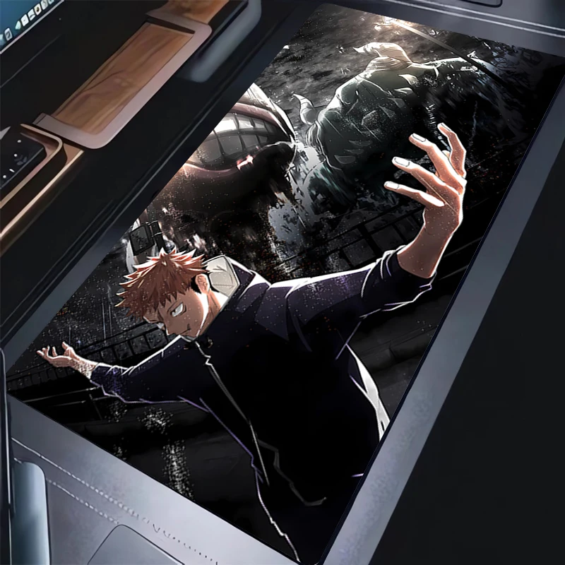 لوحة الماوس J-jujutsu Kaisen Lockedge ملحقات الألعاب الكبيرة ألعاب الكمبيوتر كبار لوحة المفاتيح ماوس حصيرة HD مكتب ماوس ل Csgo #6