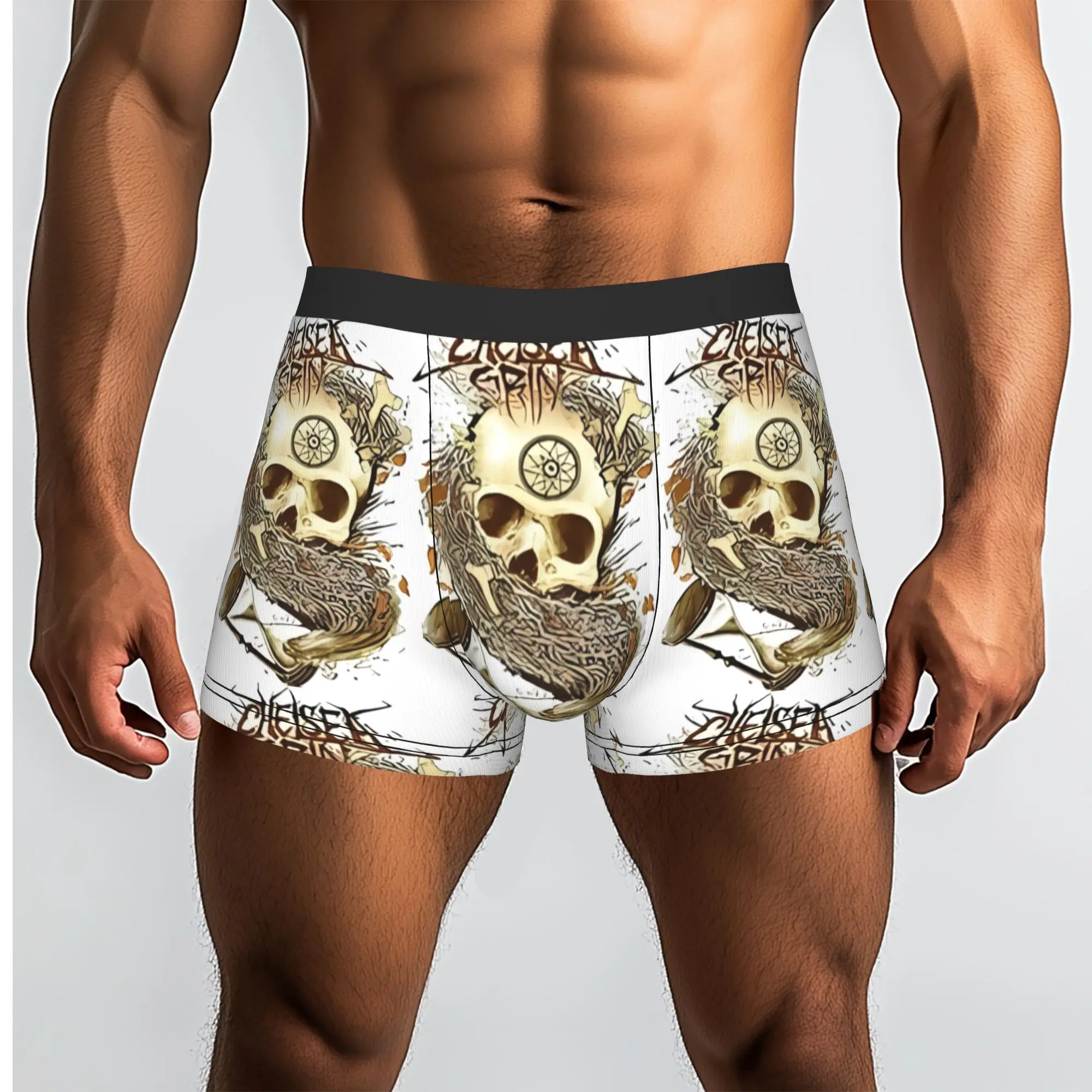 Logo Decal Chelsea Grin Underpants Breathbale Panties Man Underwear Ventilate Shorts Boxer Briefs