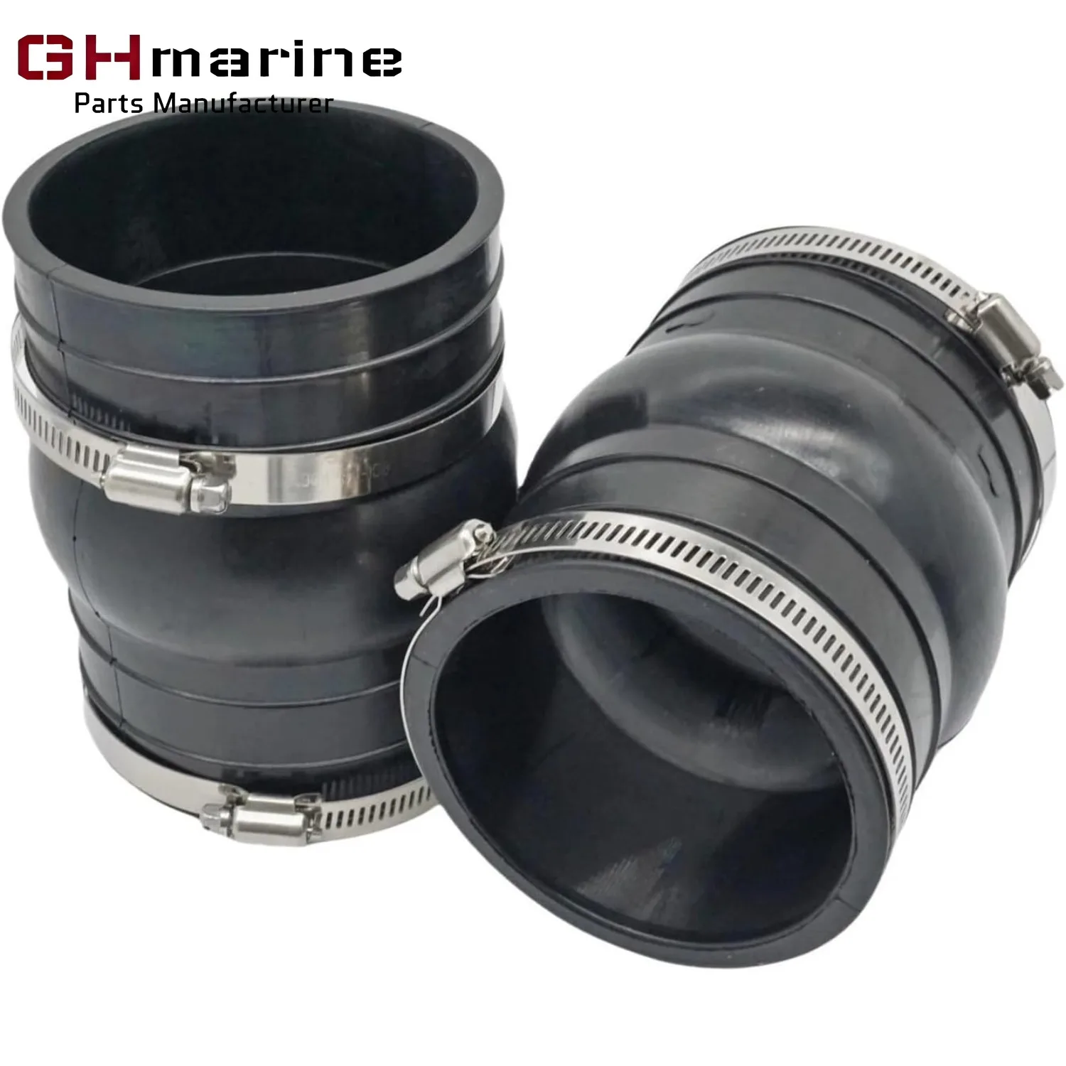 Manifold Bellow Hose Kit  Fits Volvo Penta Sterndrive V6 V8 4.3 5.0 5.7 7.4 8.1L 262 CID 1986-UP OMC 3852696 3863450 Boat
