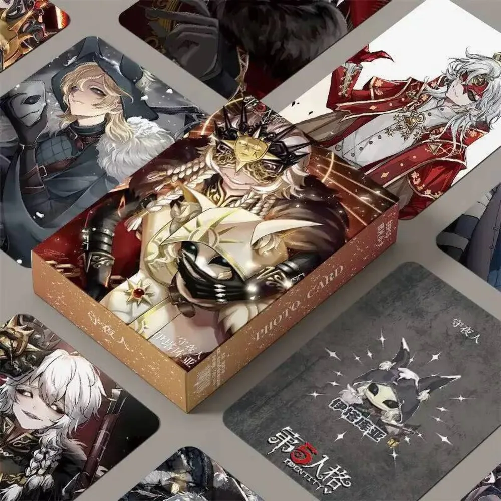 55 шт. аниме Identity V Laser Ithaqua косплей закругленные углы ЛОМО карты рождественские подарки для девочек