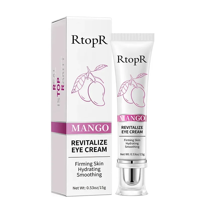 Face 15g Mango Eye Cream Hyaluronic Acid Brighten Moisturizing Eye Care Hydrate Cream Skin Care Beauty