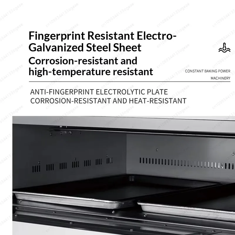 Commercial Electric Two-Layer Four-Plate Large-Capacity Corn Baking Oven for Bread Moon Cake Pizza Cake Shops