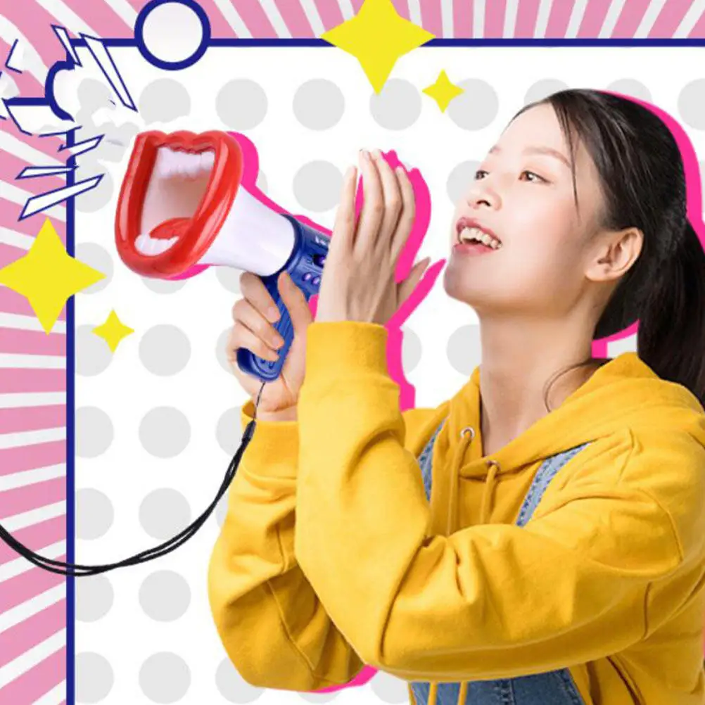 

Электрический тромбон для изменения голоса, 1 шт., для детей, из экологически чистого АБС-пластика, гладкий круглый дизайн, безопасный, без запаха, для веселых сценических выступлений