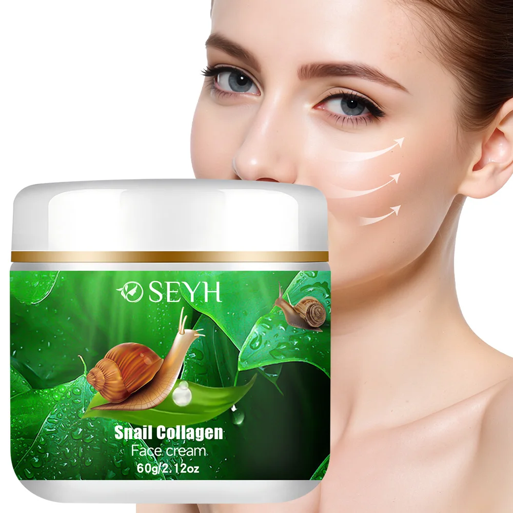 SEYH Snail Moisturizing Cream for Men & Women - Lifting & Tightening Skin Brightening Uniforming 40g/70g Day & Night Anti-Aging