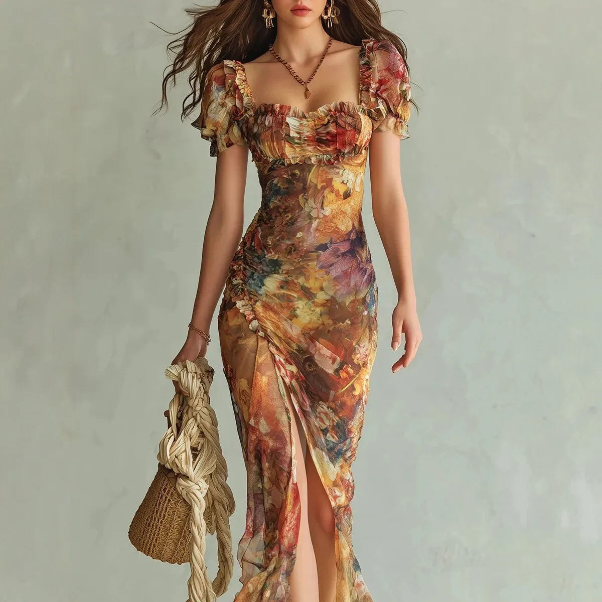 Thumbnail 4 - #45 Discounted Flowing Long Dress Worth Buying