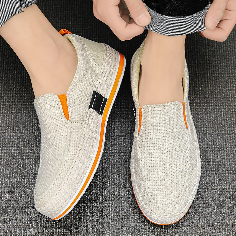PARZIVAL Summer Mens Sneakers Slip-on Tennis Loafers Casual Sports Shoes Comfortable Breathable Fashion Outdoor Shoes For Men