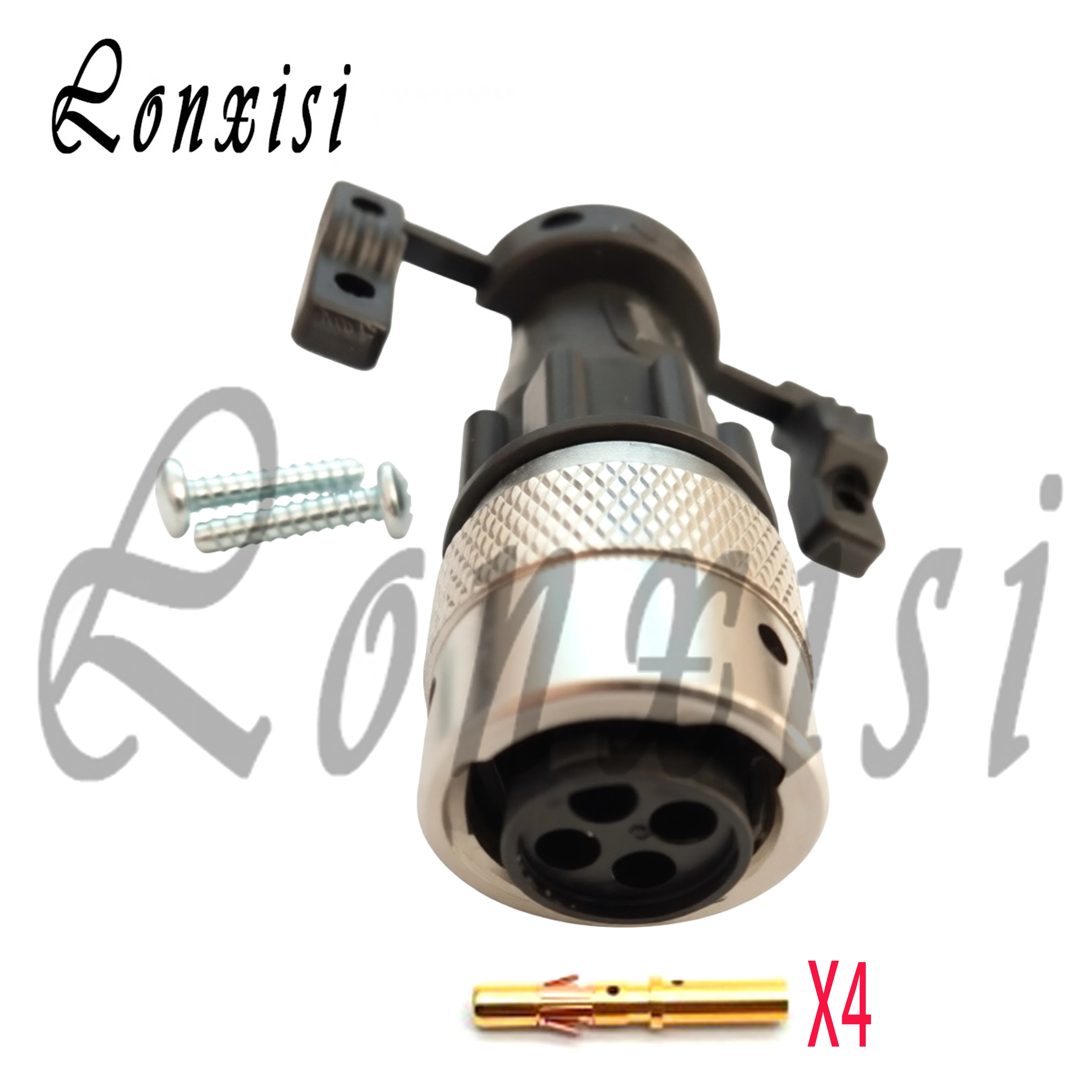 

1/5 комплектов, 4-контактный круглый разъем для авиационной промышленности, хвостовой зажим переменного тока UTG6104S UTG6104P, оригинальная заводская вилка для проводов