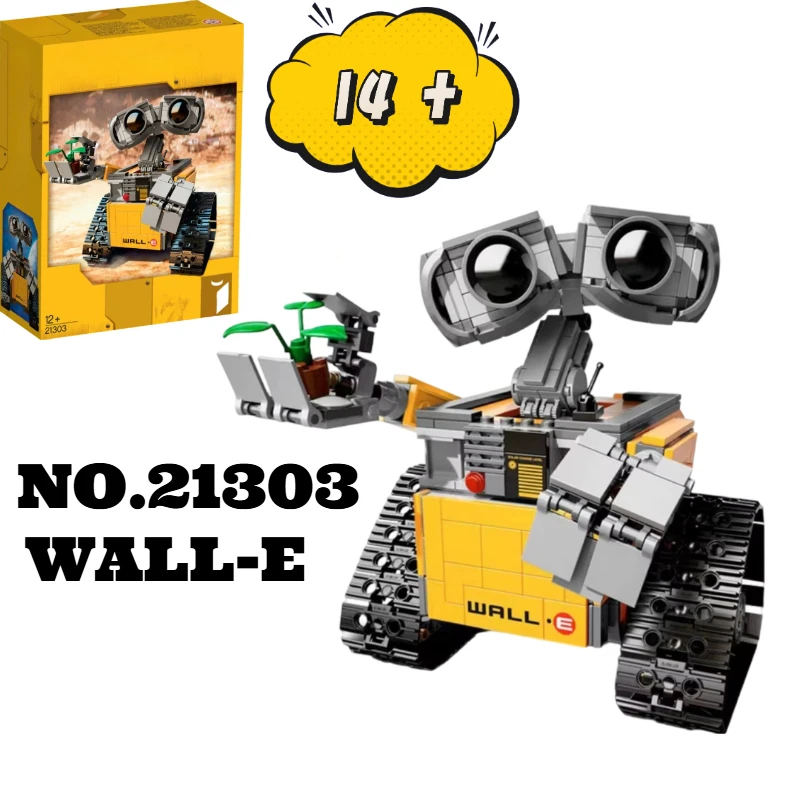 

2025 NEW 687PCS FIT 21303 Robot Wa-l-li Movie Series DIY Assembled Building Blocks Bricks Toys For Kids Birthday Christmas Gifts