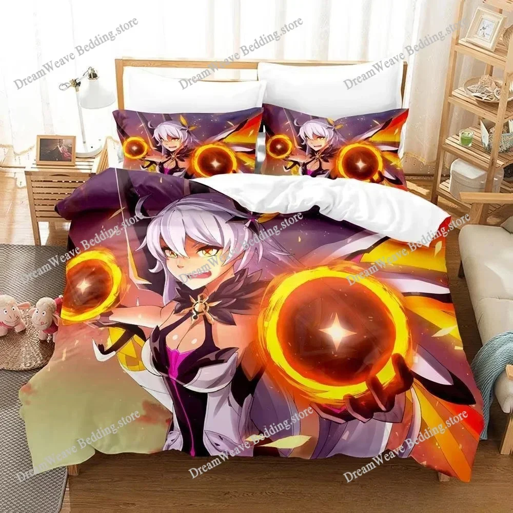 

New Game Honkai Impact 3rd Bedding Sets Duvet Cover Set with Pillowcase Twin Full Queen King Bedclothes Bed Linen Home Textiles7
