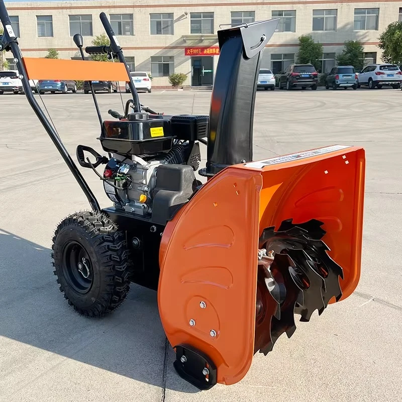 เครื่องไถหิมะเชิงพาณิชย์ลดราคาพิเศษ พร้อมระบบไฟหน้า LED และรีโมทคอนโทรลไร้สายสำหรับการทำงานกลางคืน