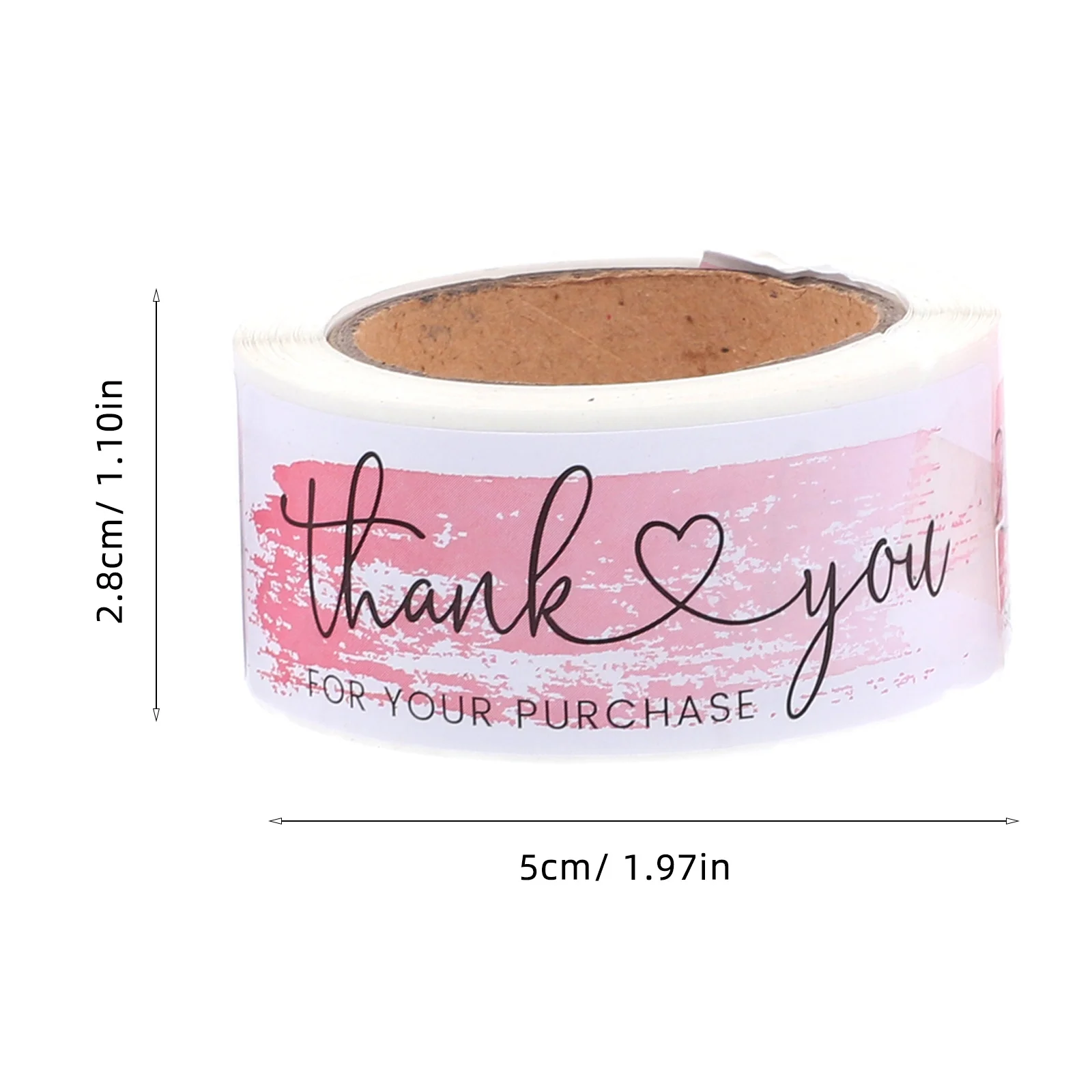 3 Rolls Seal Stickers Thank Theme Decorative Seal Sticker for Gift Wrapping Envelope Label Stickers for Packaging