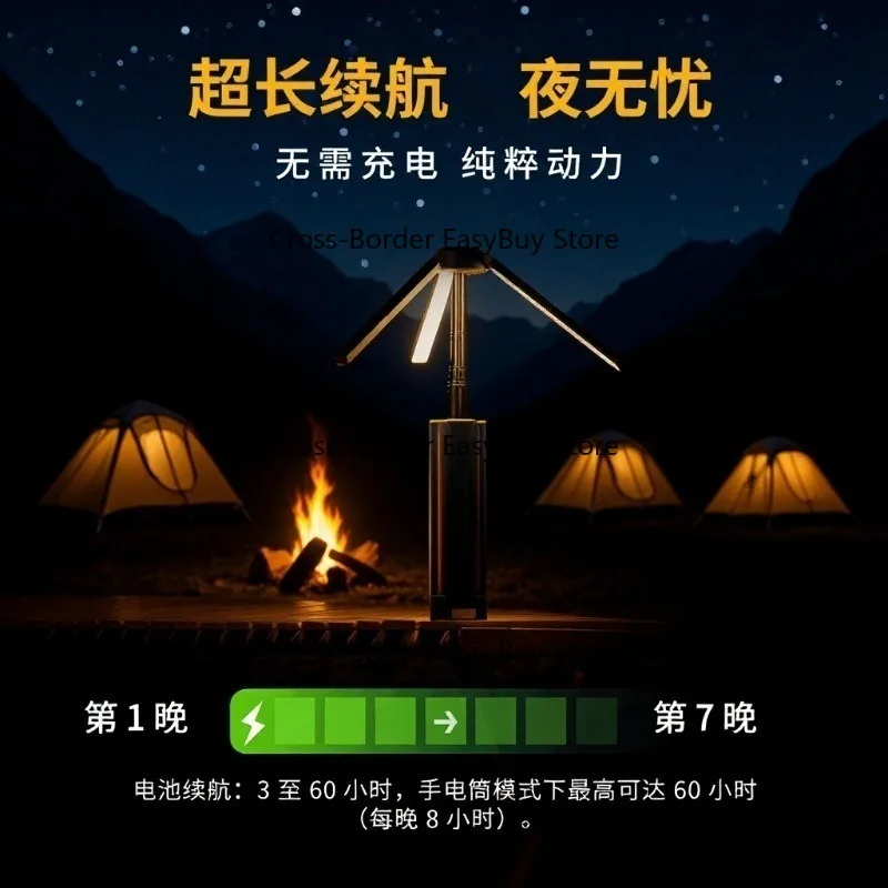 

Outdoor Portable Folding Camping Light, Camping, Fishing, Stall Work Light