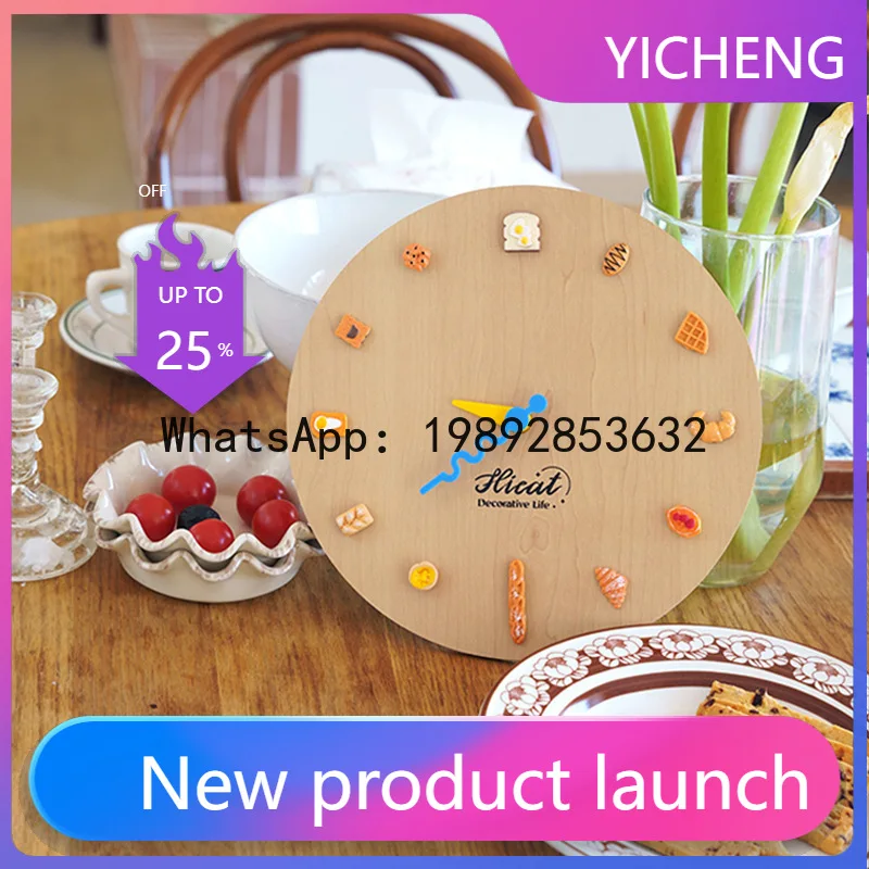 

ZB buns DIY wall clock accessories bag, living room home clock simple personality creative gift clock