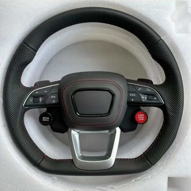 New Model Steering Wheel For Audi A5L  A5L A6L A7 Q5L Q3 Q5 Q5Upgraded Flat-bottom Sports Multi-Function Steering Wheel Suitable