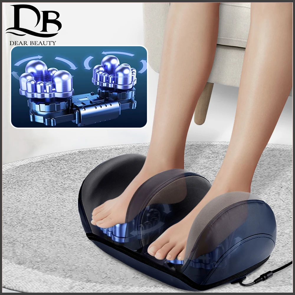 

Foot Massage Device Remote Control Electric Calf Kneading Red Light Intelligent Hot Compress Deep Relaxation Relieve Fatigue