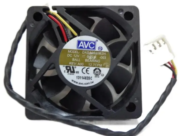 

50mm 5cm Cooling Fans For AVC DASA0510B2H P001 DC 12V 0.22A 50x50x10mm Ball Bearing Server Cooling Fan