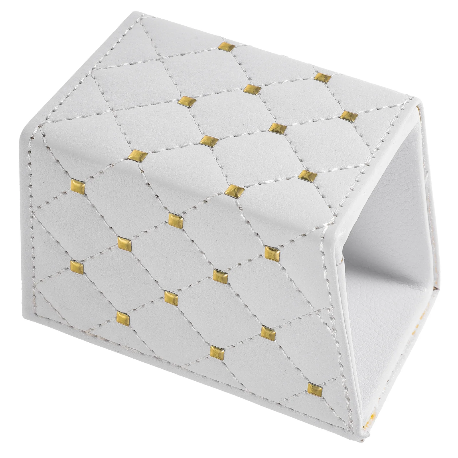 

PU Desk Pencil Holder White Storage Bucket Manicure Tools Brush Organizer Desktop Pen Organizer Multifunctional Pencil Case