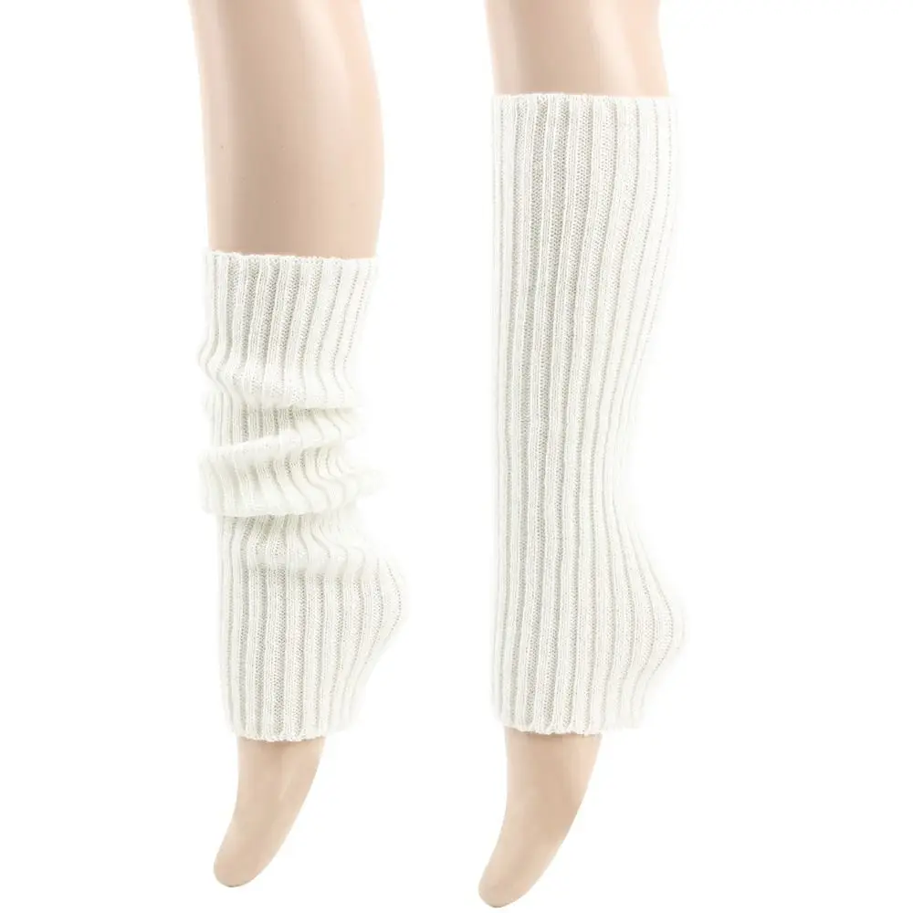 Halloween Costume Neon Ribbed Leg Warmers Harajuku Party Sports Yoga Lolita Leg Warmer Y2K Japanese Leg Covers Boot Socks