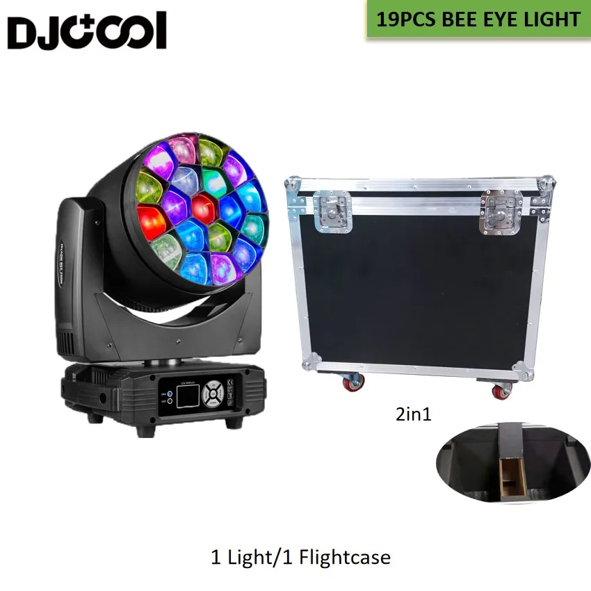 Beam Led Moving Head Bee Eye 19x40W RGBW Quad 4In1: Recensione Pratica e Guida all’Uso per Spettacoli dal Vivo
