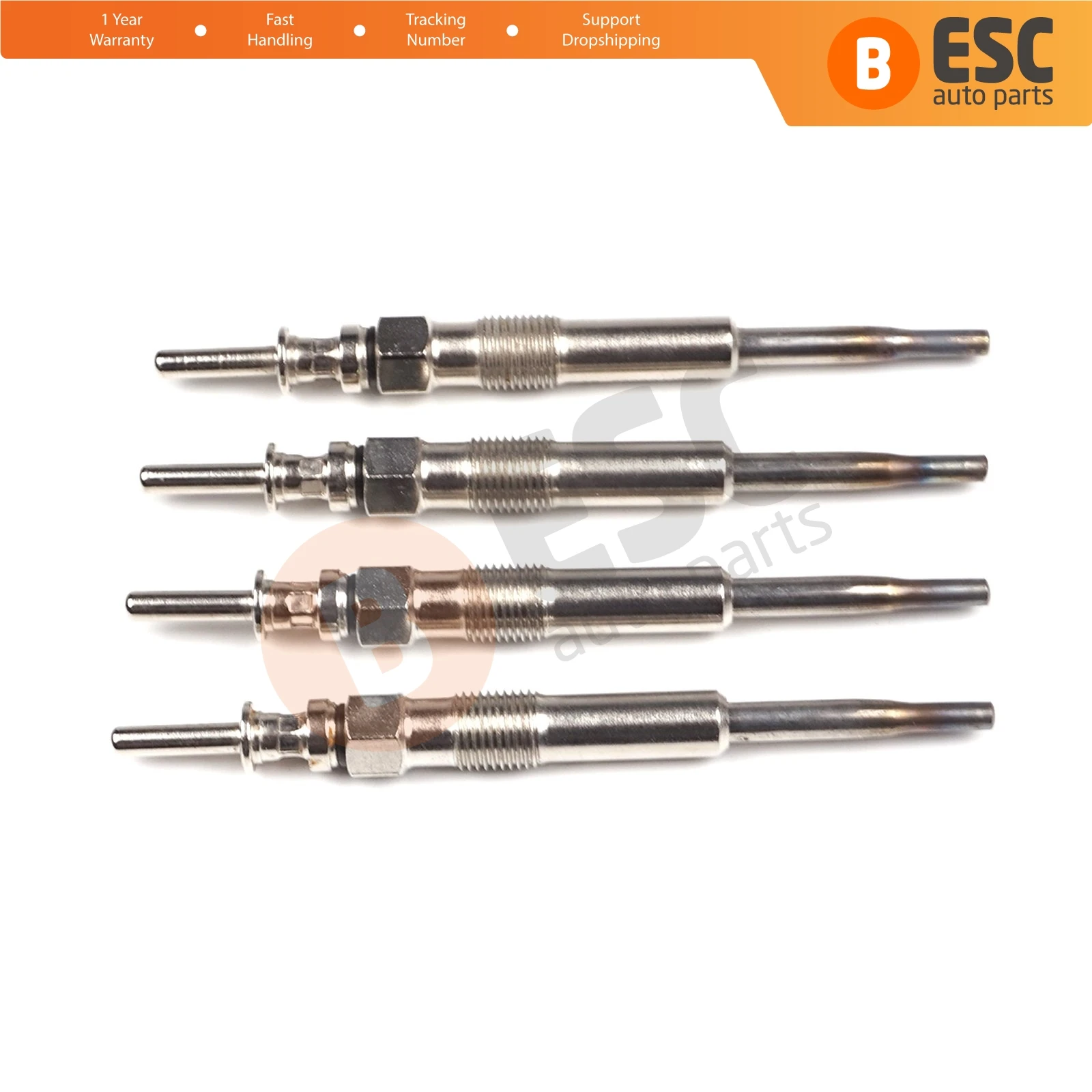 ESC Auto Parts EGP21-1 4 Pcs Heater Glow Plugs GX2106, 12237786869, GE102 for BMW Jeep Fast Shipment Ship From Turkey