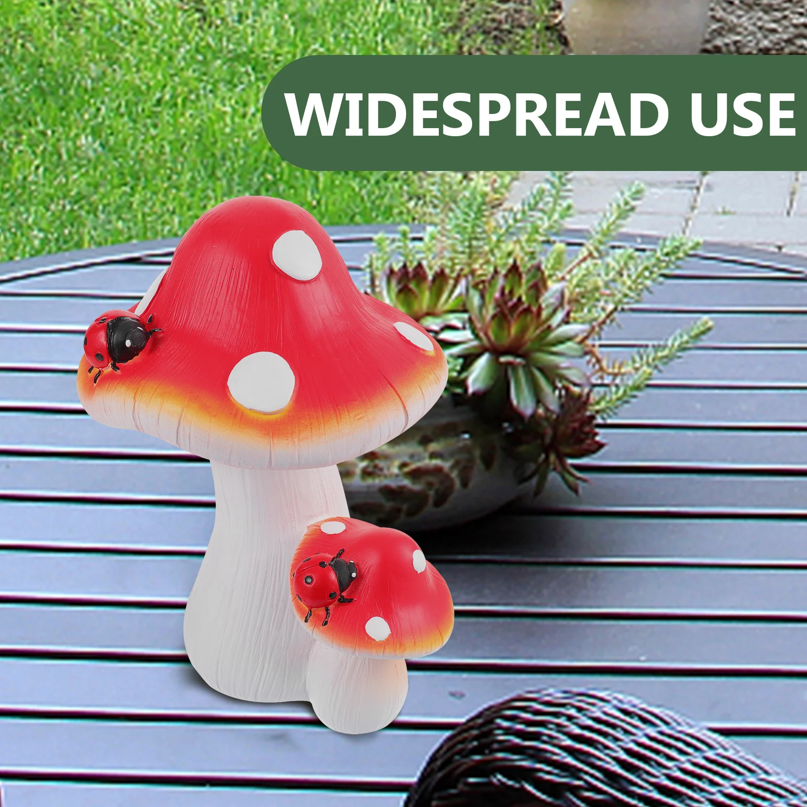 

Garden Mushrooms Outdoor Decor Resin Mushroom Statue Desktop Figurines Simulation Mushroom Micro Landscape Photography Prop