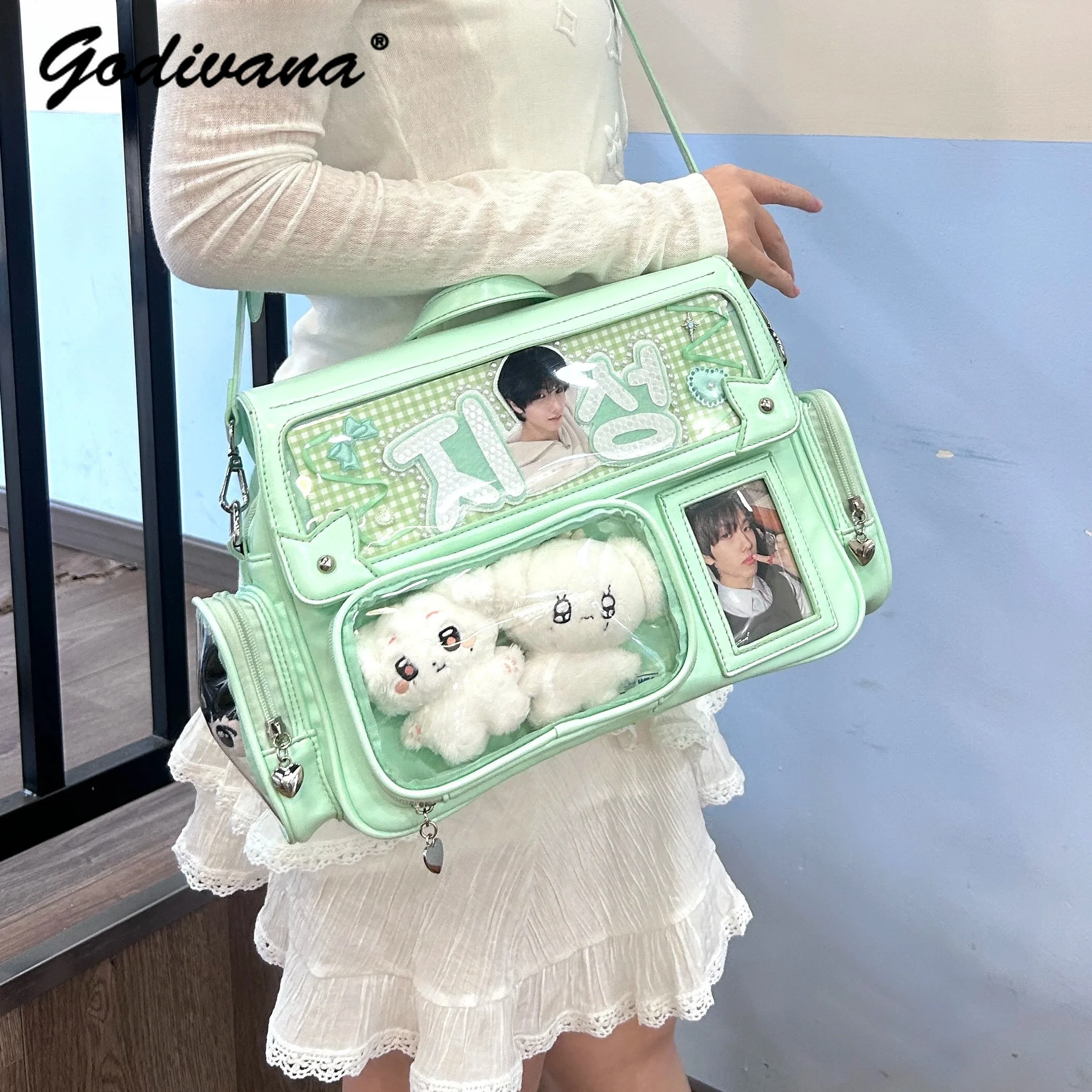 

Original Crossbody Bag New Japanese Student Female Large Capacity Itabag Daily Tote Shoulder Bags