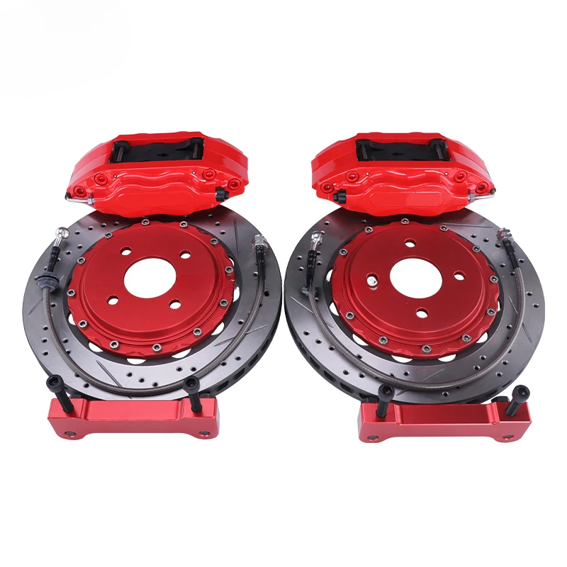 China Factory Big Brake Kit for ANP 7600  Caliper 4 Piston Modified Disc  Rotor  15 /16 Inch Wheel