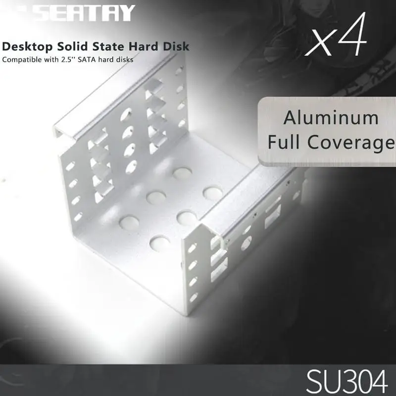 Setay su304 2.5 polegadas hdd rack 2.5 polegadas a 3.5 polegadas sólido estados expansão embutido-no quadro de disco rígido