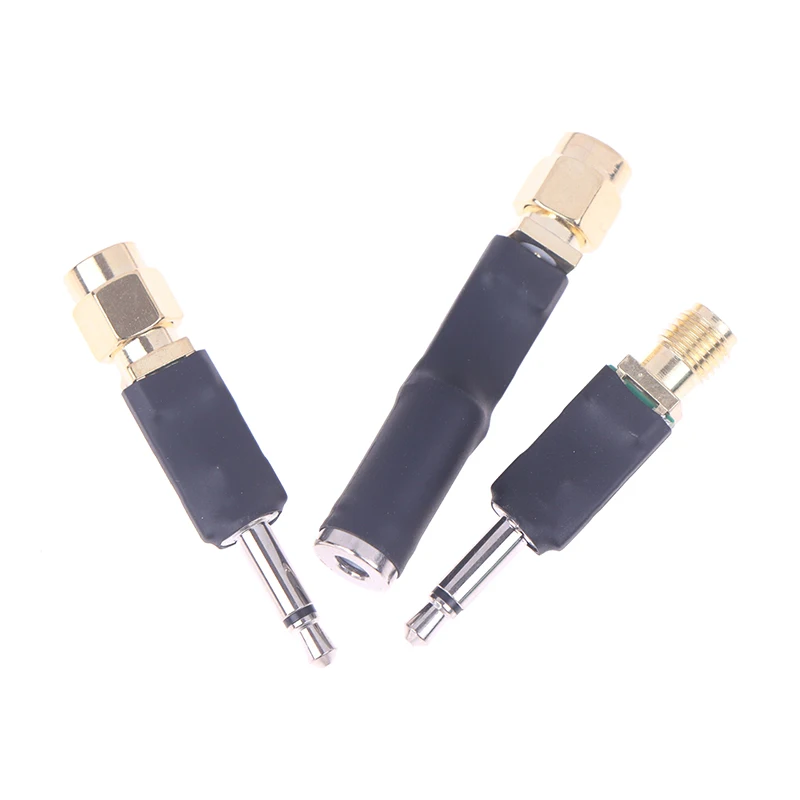 1Pcs SMA Male Female To 3.5mm Mono Headphone Audio Radio Test Adapter Connector SMA To 3.5mm Adapter New