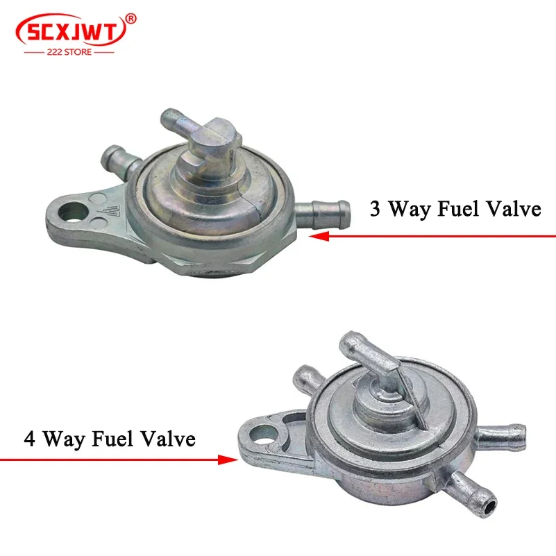 دراجة نارية 3 طريقة فراغ مضخة الوقود بيتكوك ل Roketa Sunl Taotao جونواي كازوما النسر BMS ATV سكوتر GY6 محرك 150cc 125cc 50cc