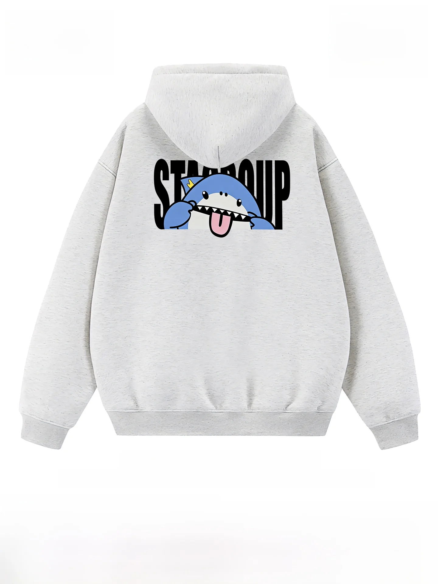 Moletom Masculino STA Heavyweight com Capuz, Forrado com Fleece, Jaqueta Casual Estilo Americano para Outono/Inverno, Quente ...