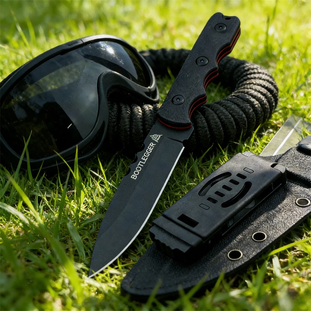 

Тактический нож с фиксированным клинком 8Cr13MoV, рукоять G10, для выживания в дикой природе, экспедиций, резки, уличный нож с ножнами