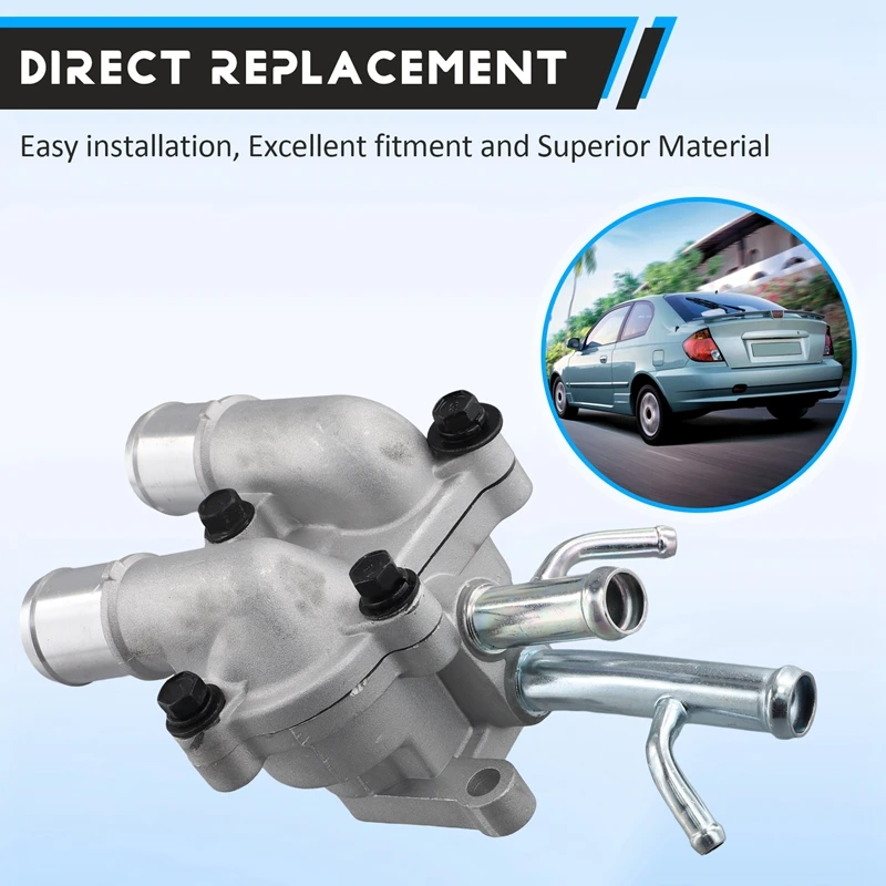 Thermostat Housing Coolant Temperatu Control Assy For Hyundai Accent MATRIX Kia Cerato Rio 2560026160 25600-26160