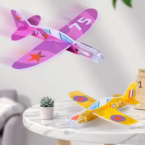 10/100 PCs Kinder Partyquellen DIY Multicoloid Foam Flugzeug Jungen Geburtstagsfeier Erinnerungen Pinata Filling Award von Kindergartenspielzeugen 8 Hauptverkaufsschaumfüllung - №5