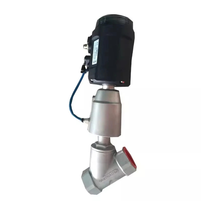 

percentage, with intelligent valve positioner adjustable waterproof stainless steel proportional control valve angle seat valve