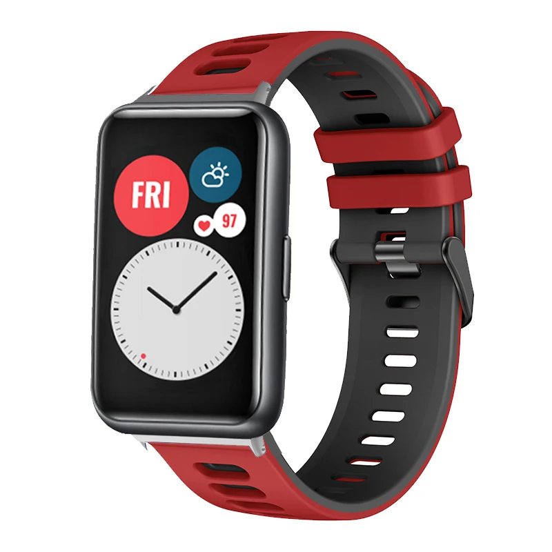 Silicone Watch band For Huawei Watch Fit FIT New Strap Watchbands adjustable Bracelet For Huawei Watch Fit Wristband
