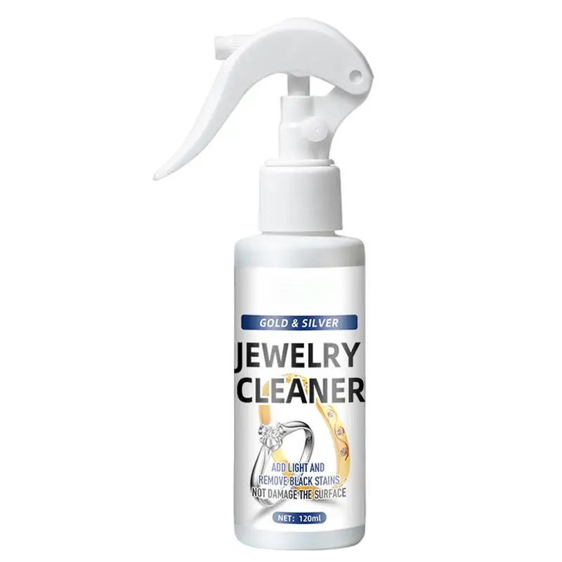 Jewelry Cleaner Spray 120ml Quick Jewelry Cleaner Solution Quick Jewelry Cleaner Solution Anti Tarnish Silver Polish Rust Spray